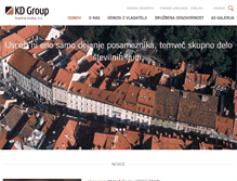 Tablet Screenshot of kd-group.com